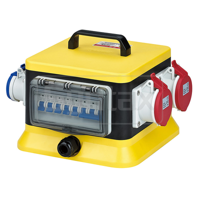 Syntax MZ8 Temporary Power Distribution Box IP67 Plastic 32A 260*260*245mm