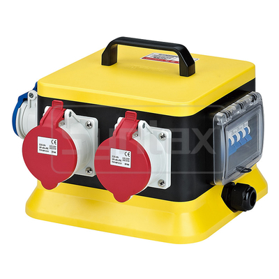 Syntax MZ8 Temporary Power Distribution Box IP67 Plastic 32A 260*260*245mm