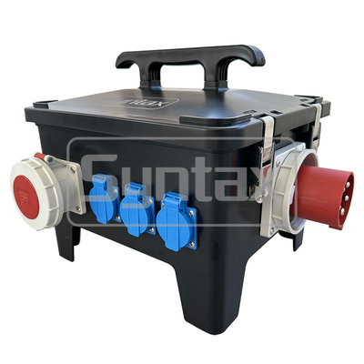 Syntax MP24 Portable Distribution Box Three Phase 63A For Stage Lighting Box PC Material