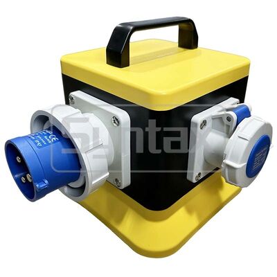Syntax MZ6 IP67 Waterproof Industrial Portable Distribution Box 32A/3P Single Phase 230v Outdoors Yellow & Black Box 20*20*21.5CM
