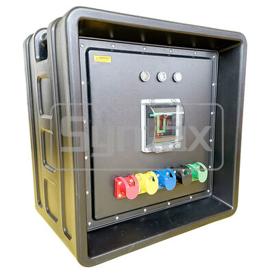 Syntax MD3 Three Phase 200A/5P 400V Event Power Distribution Board HDPE IP67 Waterproof With Schneider MCCB 630x430x680mm