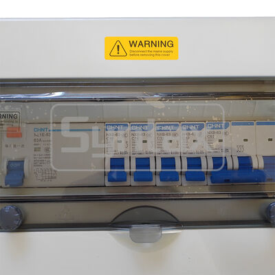 Syntax CX3 Wall Mounted Distribution Box 63AMP Three Phase IP65 Waterproof Made in PC Material