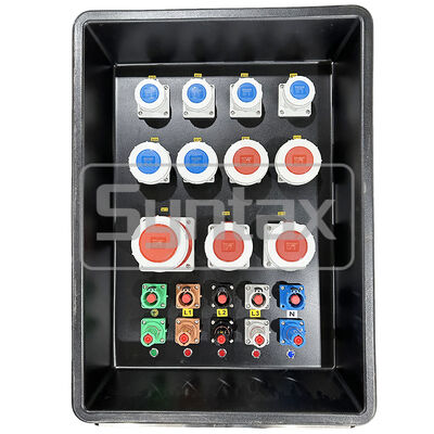 IP67 Waterproof 400AMP HDPE Portable Power Distribution Box with Wheels for FIFA Sporting Events