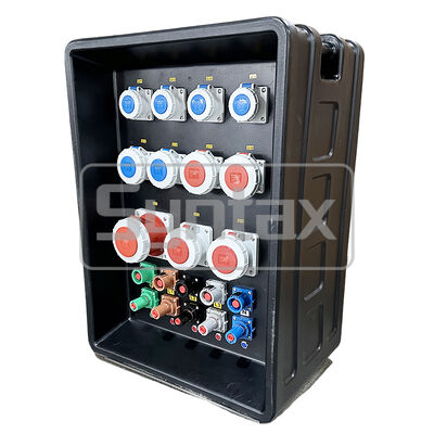 IP67 Waterproof 400AMP HDPE Portable Power Distribution Box with Wheels for FIFA Sporting Events
