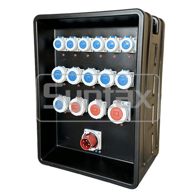 Syntax MD4 IP67 Waterproof HDPE Portable Power Distribution Box Three Phase 63A/5P for FIFA Outdoor Events In Qatar