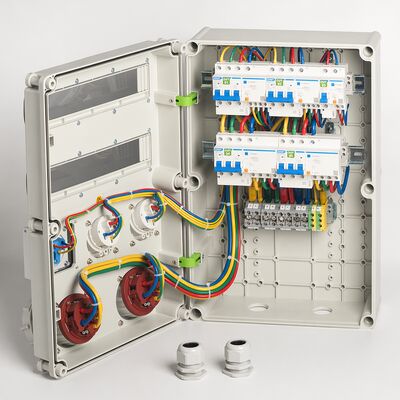 Syntax 125A IP65 Wall Mounted Power Distribution Unit with Customizable Distribution Box for Harsh Environments