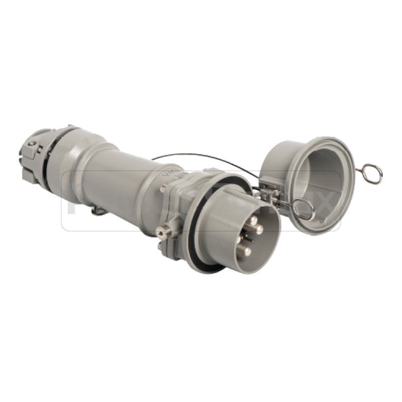 PowerSyntax Shore Power High Current Industrial Male Plug Straight Type 4P 350A 400V IP67 Part No. MB350A-AP-S