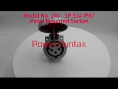 Watertight промышленной тип установленный стеной международный стандарт гнезд штепсельной вилки